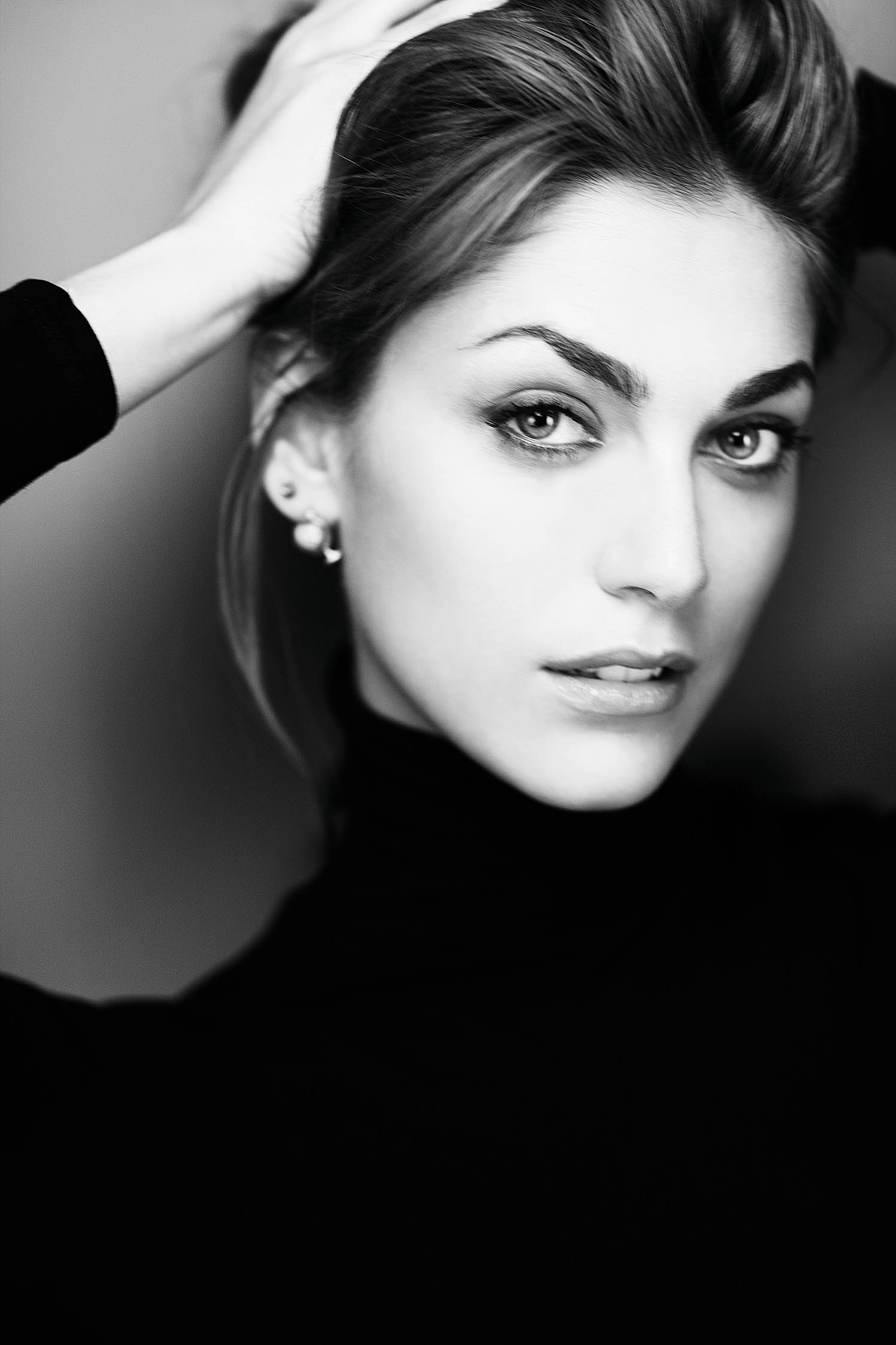 Miriam Leone, model, Miss Italia 2008, born in Catania, Sicily.